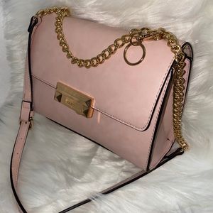 Pre-Loved light mauve pink Aldo crossbody purse